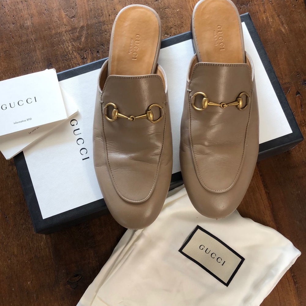 Gucci Princetown Loafers - Mud